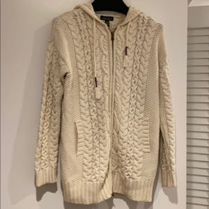 Lauren Ralph Lauren cable knit hooded sweater